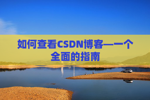 如何查看CSDN博客—一个全面的指南