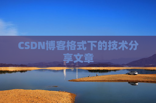 CSDN博客格式下的技术分享文章